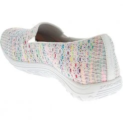 Skechers Reggae Fest Wicker Slip On Casual Shoes - Womens White -Rogan‘s Shoes shop SK 49291 WHT3