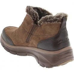 Skechers Easy Going Zip It Casual Boots - Womens Chocolate 6 Skechers Easy Going Zip It Casual Boots - Womens Chocolate -Rogan‘s Shoes shop SK 49317 CHO3