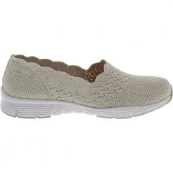 Skechers Seager Stat Slip On Casual Shoes - Womens Natural