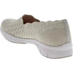 Skechers Seager Stat Slip On Casual Shoes - Womens Natural -Rogan‘s Shoes shop SK 49481 NAT3