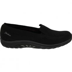 Skechers Reggae Fest Enjoy Slip On Casual Shoes - Womens Black