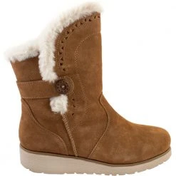 Skechers Keepsakes Wedge Cozy P Winter Boots - Womens Tan