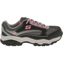 Skechers Work Biscoe Steel Toe Work Shoes - Womens Black Grey