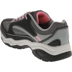 Skechers Work Biscoe Steel Toe Work Shoes - Womens Black Grey -Rogan‘s Shoes shop SK 76601 GRY3