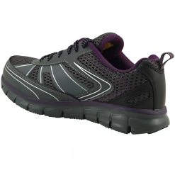 Skechers Work Synergy Algonac Steel Toe Work Shoes - Womens Grey -Rogan‘s Shoes shop SK 77207 GRY3