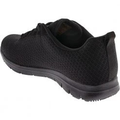 Skechers Work Bronaugh Non-Safety Toe Work Shoes - Womens Black -Rogan‘s Shoes shop SK 77210 BLK3