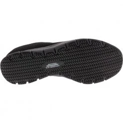 Skechers Work Bronaugh Non-Safety Toe Work Shoes - Womens Black -Rogan‘s Shoes shop SK 77210 BLK4