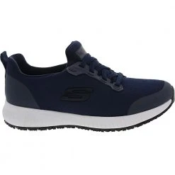 Skechers Work Squad Sr Non-Safety Toe Work Shoes - Womens Navy