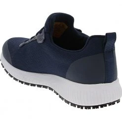 Skechers Work Squad Sr Non-Safety Toe Work Shoes - Womens Navy -Rogan‘s Shoes shop SK 77222 NVY3