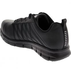 Skechers Work Martley Safety Toe Work Shoes - Womens Black -Rogan‘s Shoes shop SK 77242 BLK3