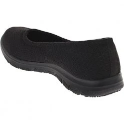 Skechers Work Ghenter Niota Non-Safety Toe Work Shoes - Womens Black -Rogan‘s Shoes shop SK 77247 BLK3