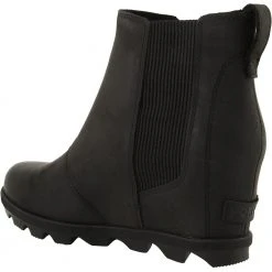 Sorel Boots Sorel Joan Of Arc Wedge 2 Casual Boots - Womens Black -Rogan‘s Shoes shop SL 1808551 BLK3