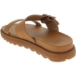 Sorel Boots Sorel Roaming Buckle Slide Sandals - Womens Camel Brown -Rogan‘s Shoes shop SL 1897011 BRN3