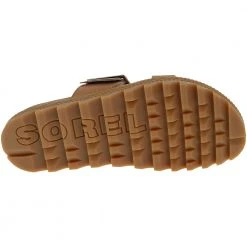 Sorel Boots Sorel Roaming Buckle Slide Sandals - Womens Camel Brown -Rogan‘s Shoes shop SL 1897011 BRN4