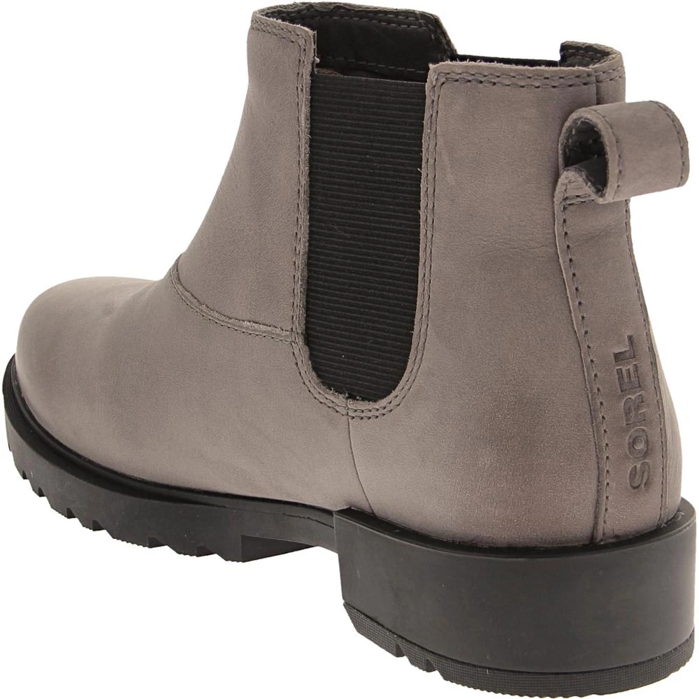 Sorel Boots Sorel Emelie 2 Chelsea Casual Boots - Womens Quarry Black 3 Sorel Boots Sorel Emelie 2 Chelsea Casual Boots - Womens Quarry Black - Image 3