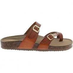 Madden Girl Bryceee Flip Flops - Womens Cognac