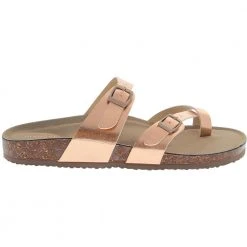 Madden Girl Bryceee Flip Flops - Womens Rose Gold