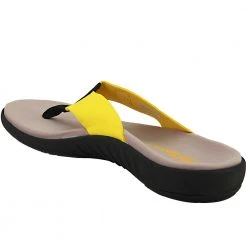 Spenco Insoles Spenco Pure Flip Flops - Womens Yellow -Rogan‘s Shoes shop SN 39833 YEL3