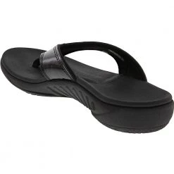 Spenco Insoles Spenco Yumi Thong Flip Flops - Womens Black -Rogan‘s Shoes shop SN 39920 BLK3