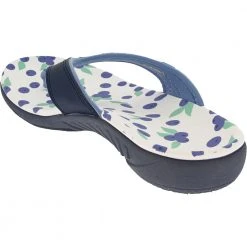 Spenco Insoles Spenco Yumi Fruitopia Thong Flip Flops - Womens Blue -Rogan‘s Shoes shop SN SP1021 BLU3