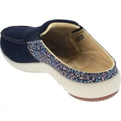 Spenco Insoles Spenco Siesta Via Slide Clogs Casual Shoes - Womens Navy -Rogan‘s Shoes shop SN SP1036 NVY3