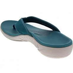 Spenco Insoles Spenco Yumi Nuevo Thong Flip Flops - Womens Blue -Rogan‘s Shoes shop SN SP1078 BLU3