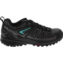Salomon X Crest Gtx Waterproof Hiking Shoes - Womens Magnet Black Atlantis