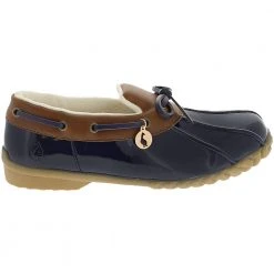 Sporto Patricia Rubber Boots - Womens Tan Navy