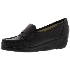 Softspots Pennie Slip On Casual Shoes - Womens Black -Rogan‘s Shoes shop SS 103801 BLK3