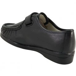 Softspots Angie Moc Toe Strap Casual Shoes - Womens Black -Rogan‘s Shoes shop SS 123001 BLK3