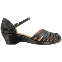 Softspots Tatianna Ankle Strap Sandals - Womens Black