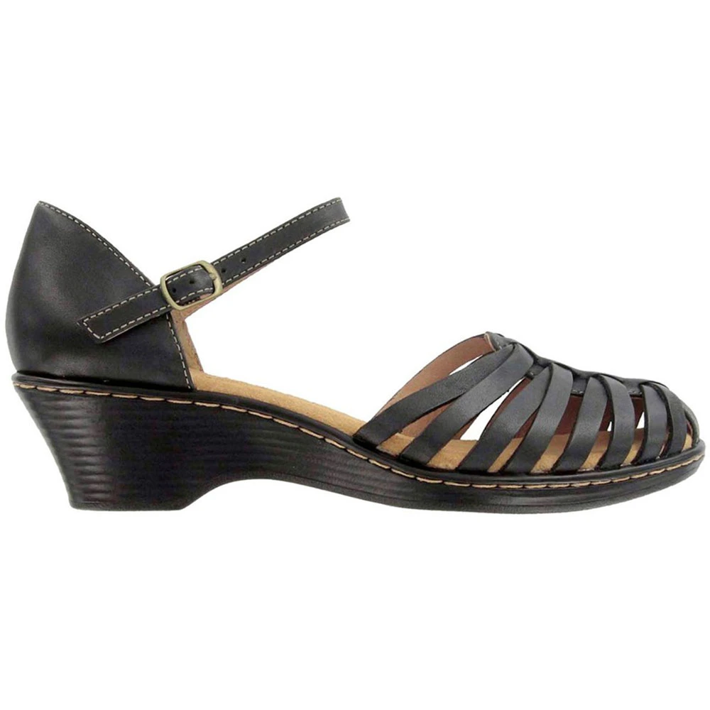 Softspots Tatianna Ankle Strap Sandals - Womens Black 1 Softspots Tatianna Ankle Strap Sandals - Womens Black