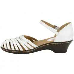 Softspots Tatianna Ankle Strap Sandals - Womens White 6 Softspots Tatianna Ankle Strap Sandals - Womens White -Rogan‘s Shoes shop SS 7302301 WHT3