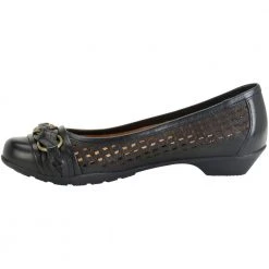 Softspots Posie Slip On Casual Shoes - Womens Black -Rogan‘s Shoes shop SS 768205 BLK3