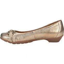 Softspots Posie Slip On Casual Shoes - Womens Gold -Rogan‘s Shoes shop SS 768205 GLD3