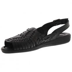Softspots Sunrise Sandals - Womens Black -Rogan‘s Shoes shop SS SS000701 BLK3