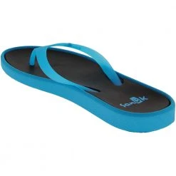 Sanuk Sidewalker Neon Flip Flops - Womens Neon Blue 6 Sanuk Sidewalker Neon Flip Flops - Womens Neon Blue -Rogan‘s Shoes shop SU 1100632 BLU3