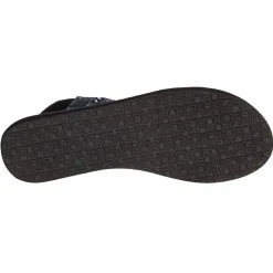 Sanuk Yoga Sling 2 Prints Flip Flops - Womens Abbot Kinney Black -Rogan‘s Shoes shop SU 1100696 BLK4