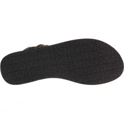 Sanuk Yoga Sling 2prints Flip Flops - Womens Skyland Brown -Rogan‘s Shoes shop SU 1100698 BRN4