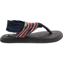 Sanuk Yoga Sling 2prints Flip Flops - Womens Sand Harbor Navy