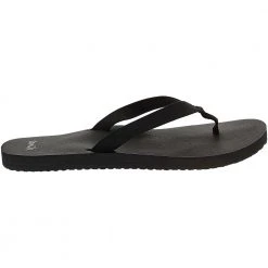 Sanuk Ashland St Flip Flops - Womens Black