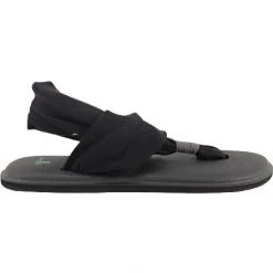 Sanuk Yoga Sling2 Flip Flops - Womens Black