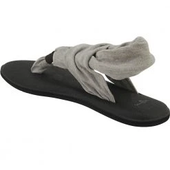 Sanuk Yoga Sling2 Flip Flops - Womens Grey -Rogan‘s Shoes shop SU SWS10001 GRY3