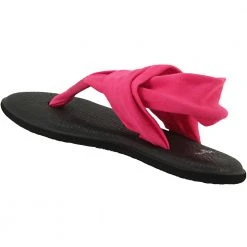 Sanuk Yoga Sling2 Flip Flops - Womens Magenta -Rogan‘s Shoes shop SU SWS10001 MAG3