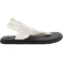 Sanuk Yoga Sling2 Flip Flops - Womens White
