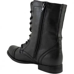 Steve Madden Troopa Military Dress Boots - Womens Black -Rogan‘s Shoes shop SV TROOPA BLK3