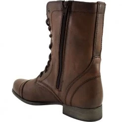 Steve Madden Troopa Military Dress Boots - Womens Brown -Rogan‘s Shoes shop SV TROOPA BRN3