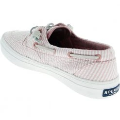 Sperry Crest Boat Seersucker Boat Shoes - Womens Coral White -Rogan‘s Shoes shop SY STS85203 PNK3