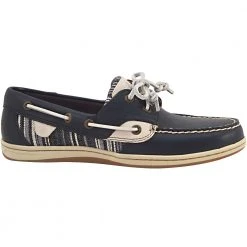 Sperry Koifish Denim Stripe Boat Shoes - Womens Navy