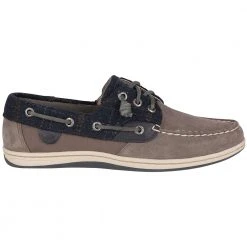 Sperry Songfish Suede Wool Boat Shoes - Womens Navy